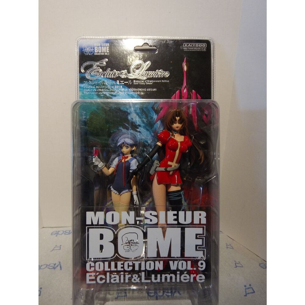 Mon-Sieur BOME Vol 9 ANIME Kiddy Grade ECLAIR & LUMIERE 2-Figure Set KAIYODO